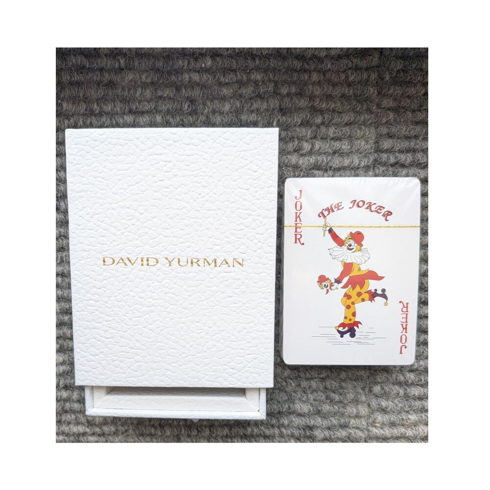 Limited Edition David Yurman Playing Cards Deck Set